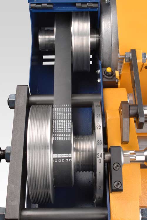 Drechselbank steinert maximo, Rckenlager/Riemenscheiben