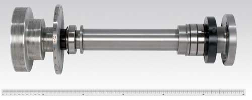 Drechselbank steinert maximo, Spindelwelle